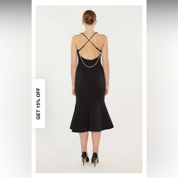 NWT Likely RAMOS DRESS - Black with pearl- Size 2 - Picture 6 of 11